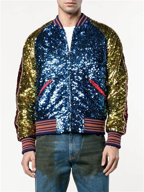 sequin bomber jacket gucci cheap